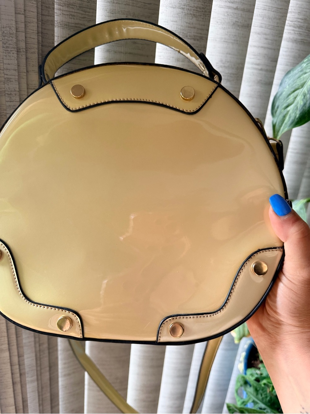 Soft Sage Cream Handbag | Minimal Chic Round Bag - Picture 15 of 15